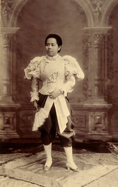 Koningin Saovabha Bongsri, 1890 door Robert Lenz